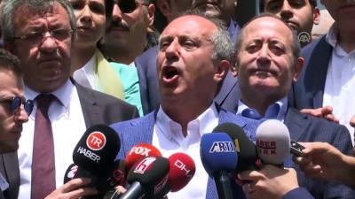 CHP'nin Cumhurbaşkanı Adayı Muharrem İnce İstanbul'da