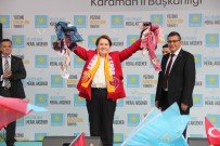 ŞEKER FABRİKASI - İYİ Parti Genel Başkanı Akşener Karaman'da