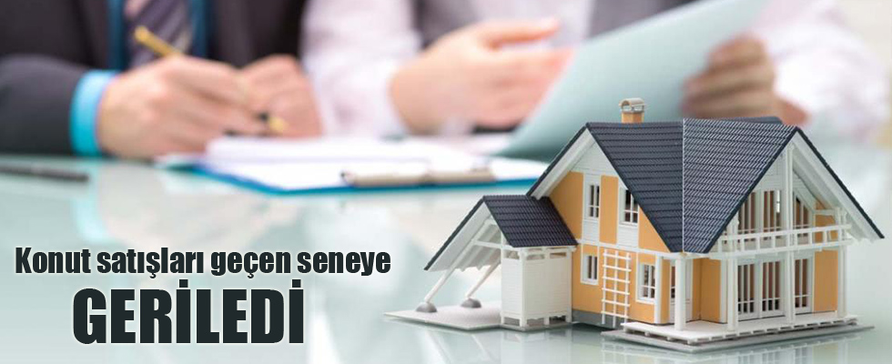 Konut satışları geçen seneye göre yüzde 7,6 geriledi