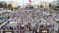 SADETTIN SARAN - Taksim Meydanı'ndaki Dev İftar Havadan Görüntülendi
