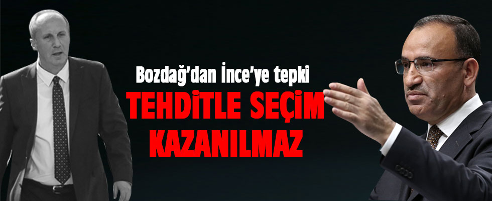 Bozdağ'dan İnce'ye TRT tepkisi