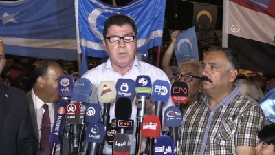 Kerkük'te Türkmenlerin Seçim Protestosu Sürüyor
