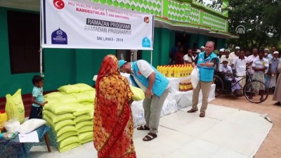 TDV Sri Lanka'da 5 Bin Gıda Paketi Dağıttı