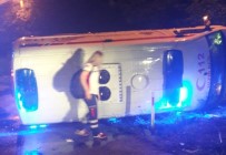 HACıHAMZA - Çorum'da Hasta Taşıyan Ambulans Kaza Yaptı Açıklaması 6 Yaralı