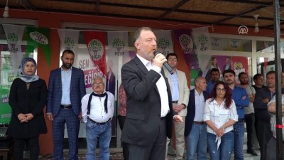 HDP'nin Tekirdağ Seçim Bürosu Açıldı
