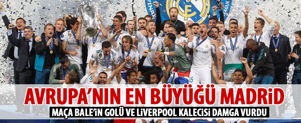 Şampiyonlar Ligi kupası Real Madrid'in