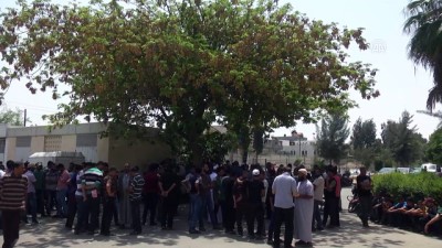 Gazze'de İki Şehide Cenaze Töreni