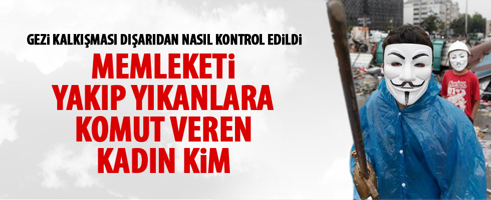 Gezi'de kırık Türkçe ile konuşan kadın organizatör