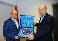 PORSELEN TABAK - Başkan Ergün Cumhurbaşkanı Erdoğan İle Bir Araya Geldi