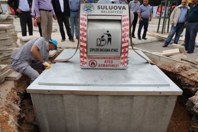 Suluova'da Çöp Konteynerleri Yer Altına Alınıyor