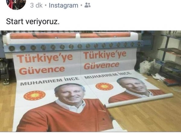 Muharrem İnce'nin pankartları ortaya çıktı