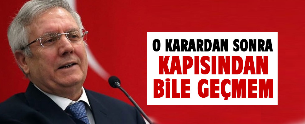 Aziz Yıldırım: ‘Yargıtay kararından sonra Fenerbahçe’nin kapısının önünden geçmeyeceğim’