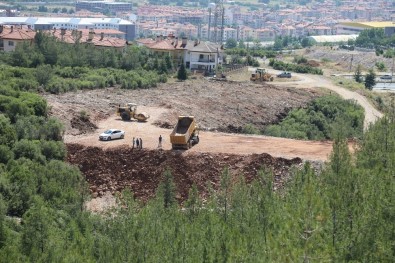 Büyükşehir'den TOKİ Hastane Arasına Alternatif Yol