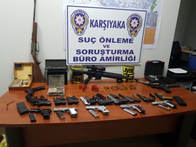 İzmir'de Kaçak Silah İmalathanesine Operasyon