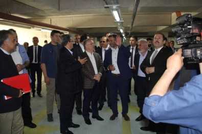 Maliye Bakanı Ağbal Kent Meydanı Ve Kapalı Otopark Projesini İnceledi