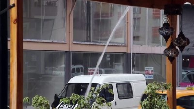 Osmaniye'de Dolu Ve Sağanak