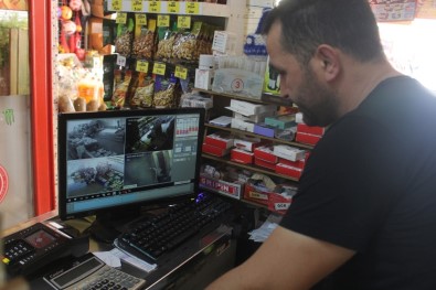 Antalya'da Sigara Hırsızlığına Gizli Kamerayla Suçüstü