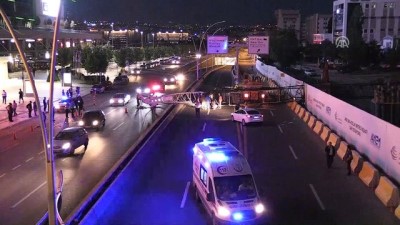 Başkentte Metro İnşaatında Vinç Kazası