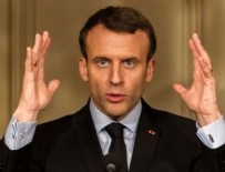 AKREDITASYON - Erdoğan'a saldıranları savunan Macron olay çıkardı