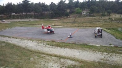 Gördes'te Helikopter Ambulans 10 Günde 3 Hayat Kurtardı
