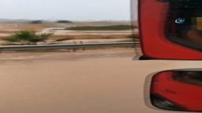KKTC'de Şiddetli Yağmur Lefkoşa - Girne Anayolu'nu Kapadı