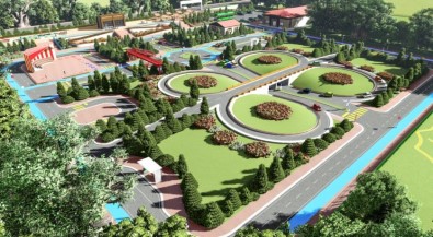Şanlıurfa'da Türkiye'nin En Büyük Çocuk Trafik Parkı Yapılıyor