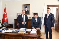 NACI KALKANCı - Tuz Hanının Restorasyonu İçin İmzalar Atıldı