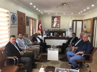 Eski Belediye Başkanı Yağcı'dan Başkan Yalçın'a Ziyaret