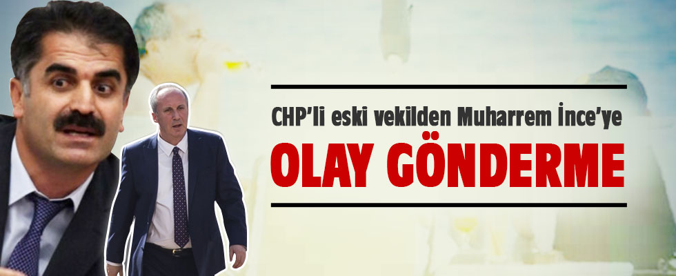 Hüseyin Aygün'den Muharrem İnce'ye biralı göndeme