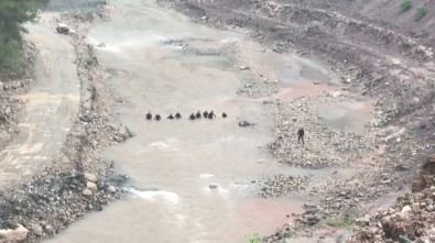Kaybolan Muhtarın Bulunması İçin HES Göleti Boşaltıldı