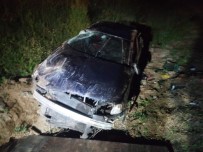 Konya'da Kontrolden Çıkan Otomobil Devrildi Açıklaması 2 Yaralı