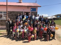 OKUL ZİYARETİ - VEDAŞ, Köy Çocuklarını Sevindirdi