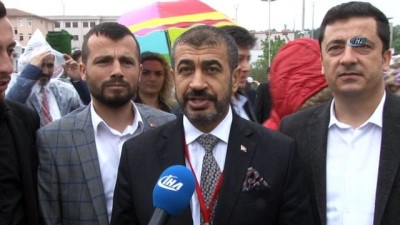 15 Temmuz Gazileri AK Parti'nin Kongresine Katılmak İçin Sinan Erdem'e Geldi