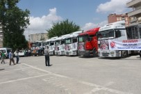 TIBBİ MALZEME - Adıyaman'dan Afrin'e 69 Tır Dolusu Yardım