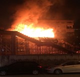 BOSTANCı - Hızlı Tren İnşaatında Yangın