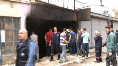 Konya'da Pasaj Yangını