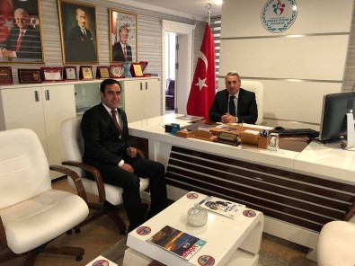 Arif Karadağ'dan GHSİ Müdürü Taşkesenligil'e Ziyaret