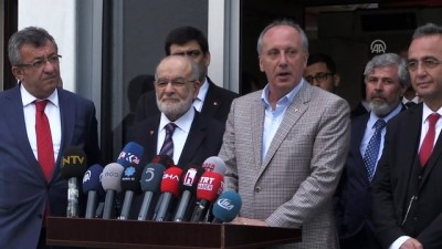 CHP'nin Cumhurbaşkanı Adayı İnce'den Karamollaoğlu'na Ziyaret
