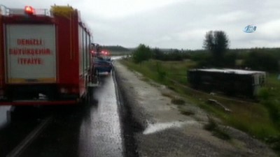 GÜNCELLEME - Mehteran Takımını Taşıyan Minibüs Devrildi Açıklaması 1 Ölü, 12 Yaralı