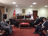 İYİ PARTİ - İYİ Parti Milletvekili Aday Adayı Canan Uçar'dan ESOB Başkanı Fırat'a Ziyaret
