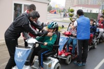 TRAFİK EĞİTİMİ - Engelli Minikler Trafik Kurallarını Öğrendi