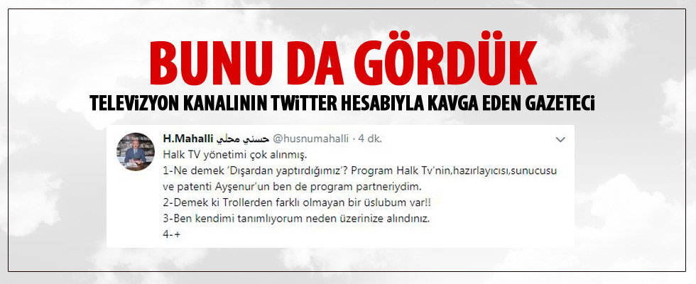 HALK TV'den Hüsnü Mahalli'ye cevap