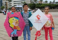 UÇURTMA FESTİVALİ - Hatay'da Türk Ve Suriyeli Çocuklar Uçurtma Şenliğinde Kaynaştı