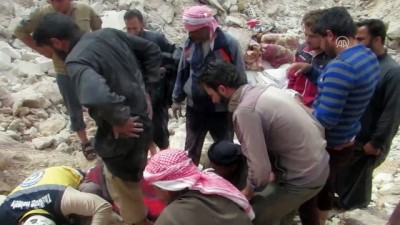 İdlib'e Hava Saldırısı Açıklaması 3 Ölü