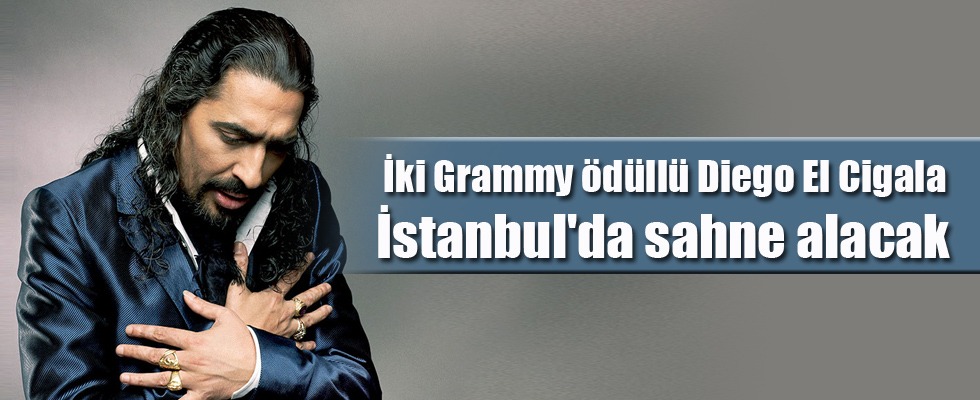 İki Grammy ödüllü Diego El Cigala İstanbul'da sahne alacak