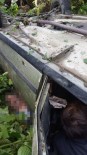 Giresun'da Dereye Yuvarlanan Araçta Sıkışan Yaralı Uzun Uğraşlar Sonucu Çıkartılabildi
