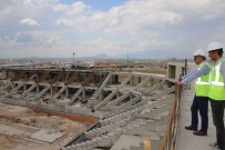 ERTUĞRUL ÇALIŞKAN - Başkan Çalışkan, Yeni Stadyum İnşaatında İncelemelerde Bulundu