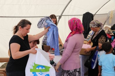 Ergene'de Ramazan Ayı Dolayısıyla 2. El Eşya Çadırı Kuruldu