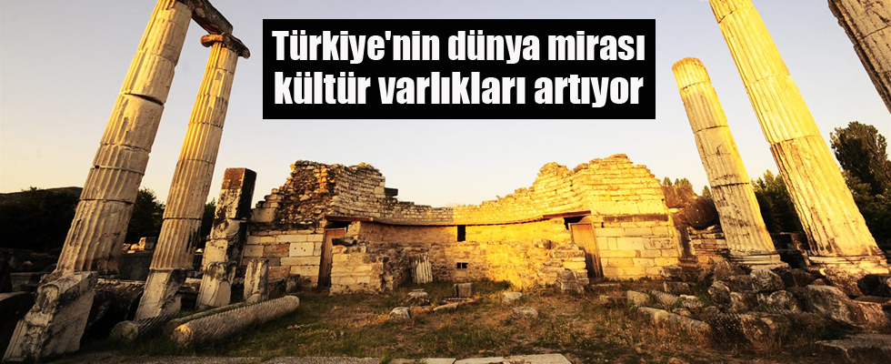 Türkiye'nin dünya mirası kültür varlıkları artıyor