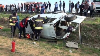 Yozgat'ta Otomobil Şarampole Devrildi Açıklaması 3 Ölü
